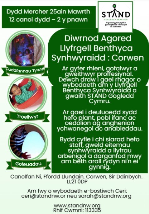 Corwen: Sensory Lending Library Open Day – STAND North Wales